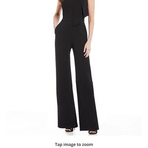Vince Camuto Elegant Black Wide Leg Jumpsuit